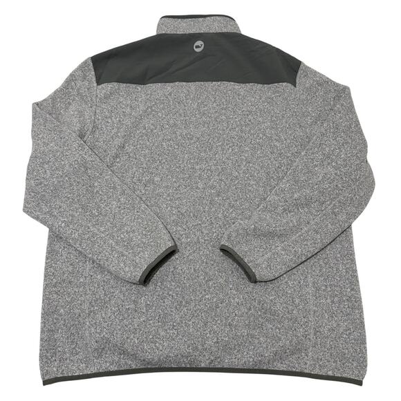 Vineyard Vines Gray Heather Quarter Zip Pullover Sweater Men Size XL - Picture 3 of 6